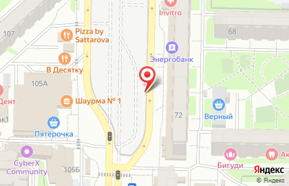 Салон связи Связной на улице Юлиуса Фучика, 72А на карте