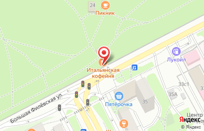 Киоск фастфудной продукции на Филевском парке на карте