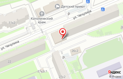 ОДС Жилищник Ивановского района на улице Чечулина, 26 на карте
