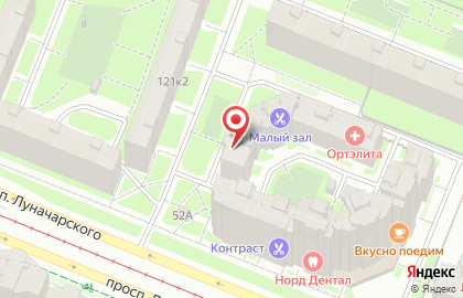 Салон Ваш парикмахер на проспекте Луначарского на карте