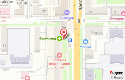 Магазин овощей и фруктов на проспекте Автозаводцев на карте