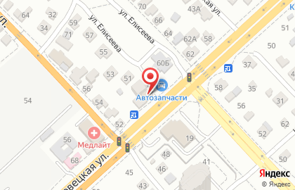 Сеть магазинов РОЗЫ на Череповецкой улице на карте