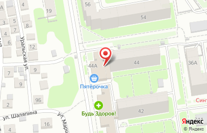 Меридиан на Гордеевской улице на карте