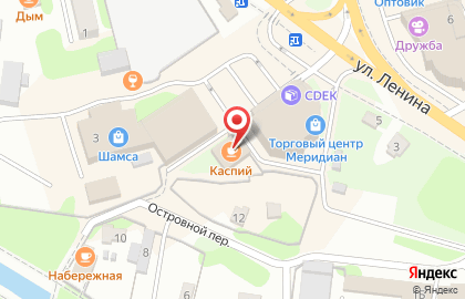 Кафе-бар Каспий в Петропавловске-Камчатском на карте