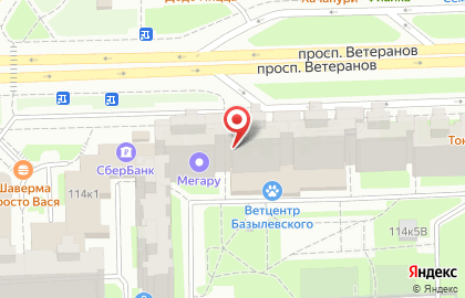 Салон Стиль Плюс на проспекте Ветеранов на карте