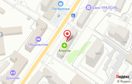 Аптека Апрель в Орле на карте