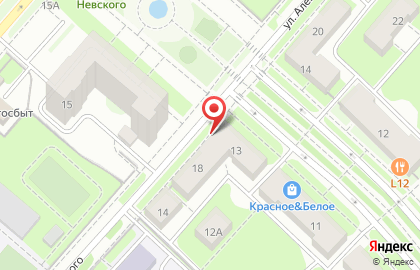 Салон красоты Соблазн на улице Александра Невского на карте