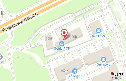 Компания РРТ-Автомаркет на Рижском проспекте на карте