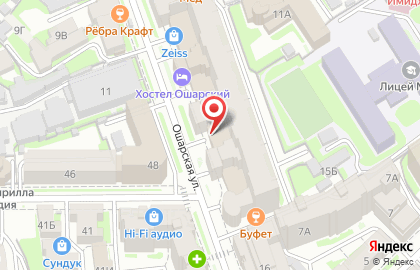 Магазин Электра на Ошарской улице на карте