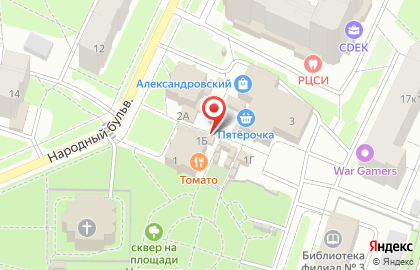 Фирменный магазин у Палыча на площади Новаторов на карте