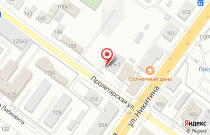 Торговый дом Алексстрой Сибирь на Пролетарской улице на карте