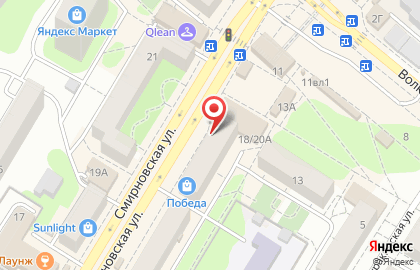 Микрофинансовая компания Кэш Поинт на Смирновской улице на карте