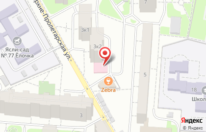 Стоматология Дента Прайм на Верхне-Пролетарской улице на карте
