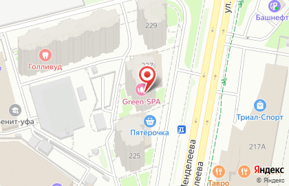 Спа салон Green-SPA в Октябрьском районе на карте