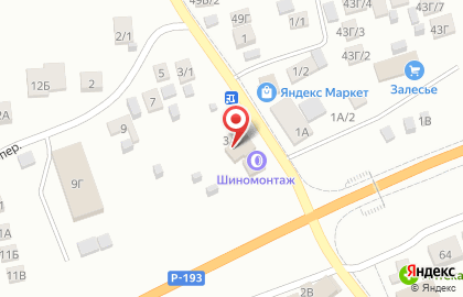 Автокомплекс в Заливном переулке на карте