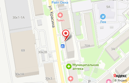 Магазин дверей Torex в Дзержинском районе на карте