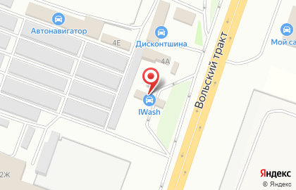 Мойка самообслуживания iWash в Ленинском районе на карте