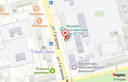 Невинномысский государственный гуманитарно-технический институт на улице Гагарина на карте
