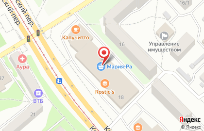 Служба заказа товаров аптечного ассортимента Аптека.ру в Коммунарском переулке на карте