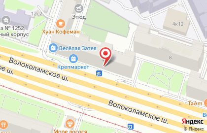 Удобный магазин Магнолия на Волоколамском шоссе на карте