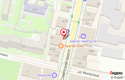 Кафе Маруся на Советском проспекте на карте