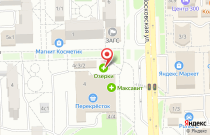 Дом молодежи на Московской улице на карте