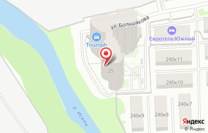 Компания по доставке цветов ТриБукета в Октябрьском районе на карте
