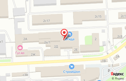 Рада в Универсальном проезде на карте