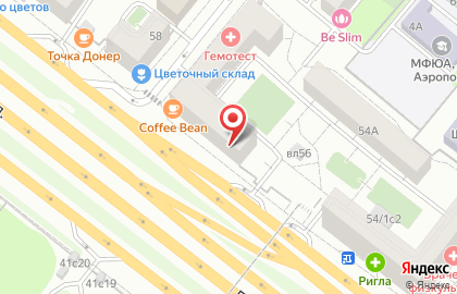 Квест-рум Тени прошлого на Ленинградском проспекте на карте