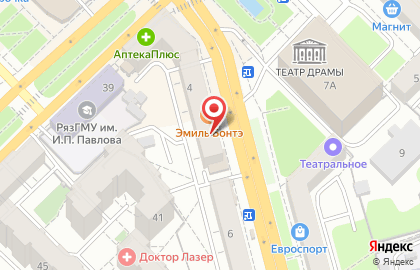 Магазин-салон Сюрприз на Театральной площади на карте