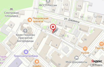 Синица в Калуге на карте