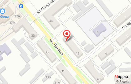 Магазин посуды НУР на улице Ленина на карте