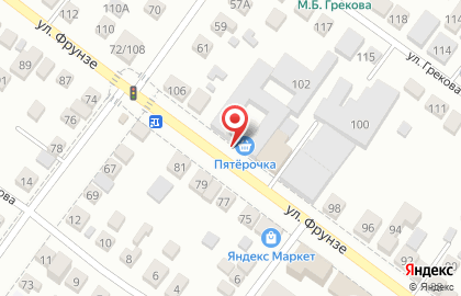 Овощная лавка в Ростове-на-Дону на карте
