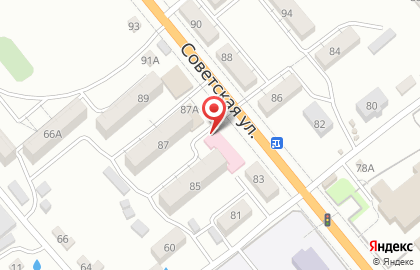 Уссурийская центральная городская больница на Советской улице на карте