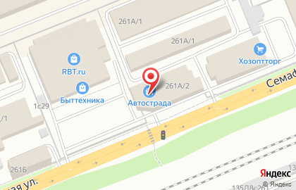 Olymp на Семафорной улице на карте
