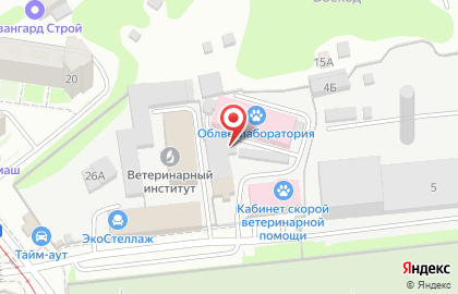 Нижегородский Зооветснаб на Ветеринарной улице на карте
