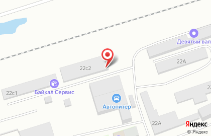 Магазин автозапчастей Эльбрус в Железнодорожном районе на карте