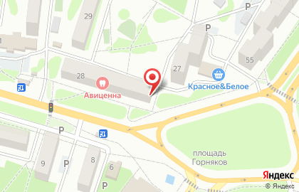 Магазин продуктов в Белгороде на карте