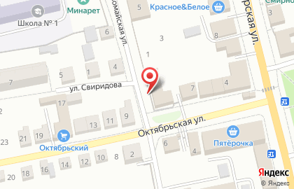 Колос на Октябрьской улице на карте