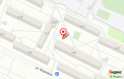 Киоск по продаже печатной продукции, Ленинский район на улице Баумана на карте