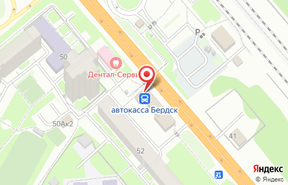 Бердская автостанция на Вокзальной улице на карте