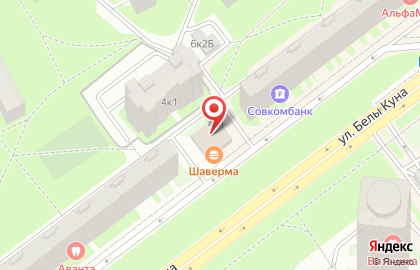 Магазин продуктов в Санкт-Петербурге на карте