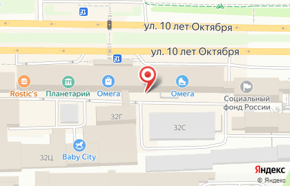 Салон цветов Grand-flora.ru на улице 10 лет Октября на карте