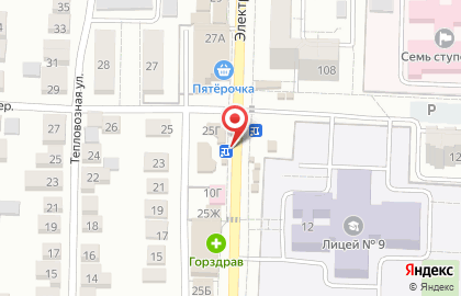 Фортуна на Электровозной улице на карте
