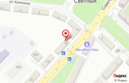 Магазин разливного пива Ponarth на Советской улице на карте