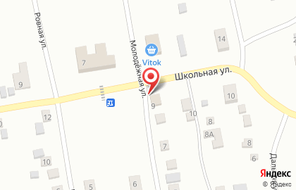 Продовольственный магазин Октябрь на карте