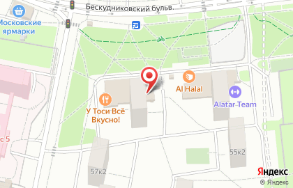 Салон-парикмахерская эконом-класса, Бескудниковский район на карте