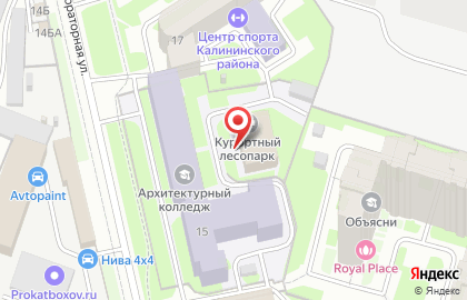 Курортный лесопарк, ГКУ на карте