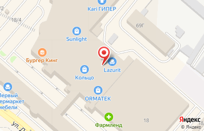 Магазин ГУМкосметик в Советском районе на карте