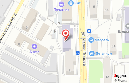 Общежитие, КМТТМП на карте